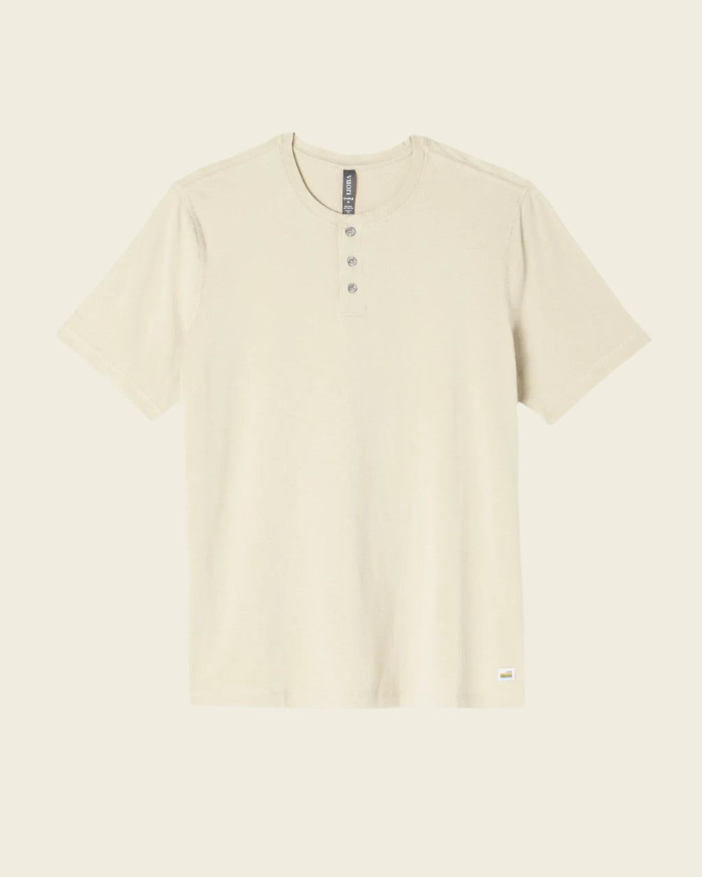 Vuori M's Short-Sleeve Ever Henley | Cashew