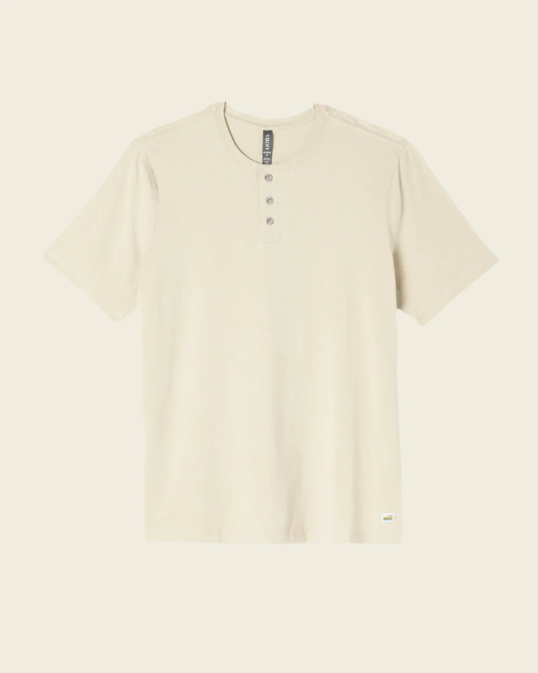 Vuori M's Short-Sleeve Ever Henley | Cashew