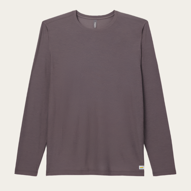 Vuori L/S Strato Tech Tee | Huckleberry Heather