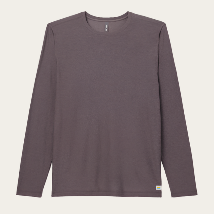 Vuori L/S Strato Tech Tee | Huckleberry Heather