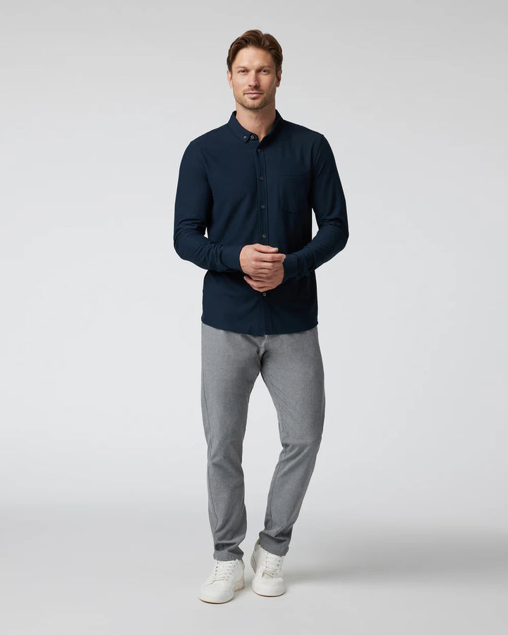 Vuori Men's Long-Sleeve Ace Button Down | Ink