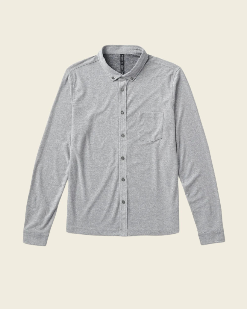 Vuori Long-Sleeve Ace Button Down | Light Grey