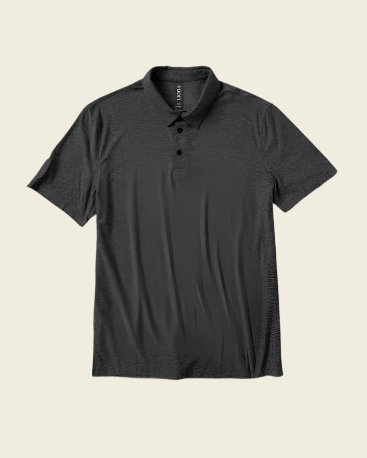 Vuori M's Strato Tech Polo | Charcoal Heather