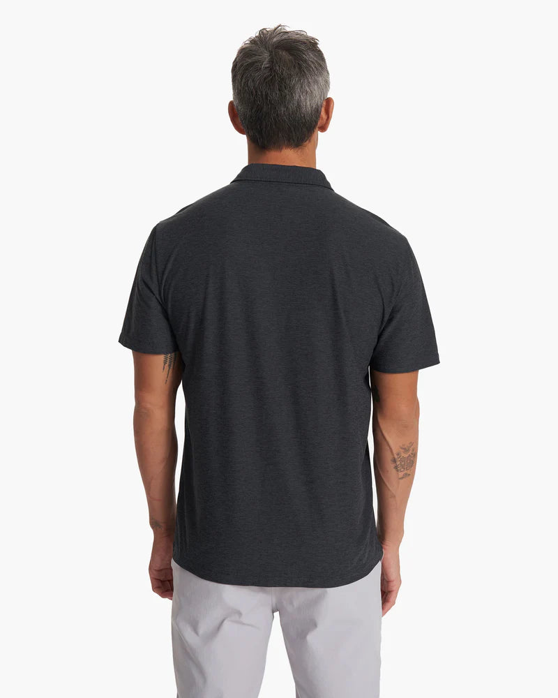 Vuori M's Strato Tech Polo | Charcoal Heather