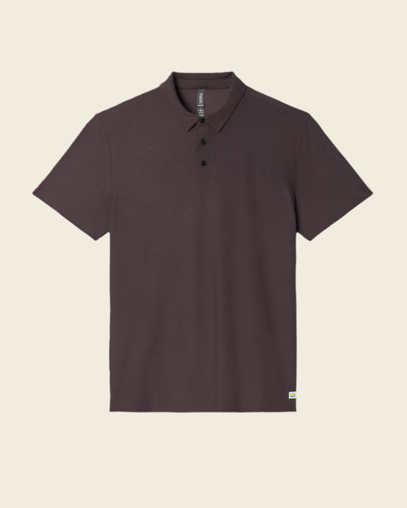 Vuori M's Strato Tech Polo | Sangria Heather