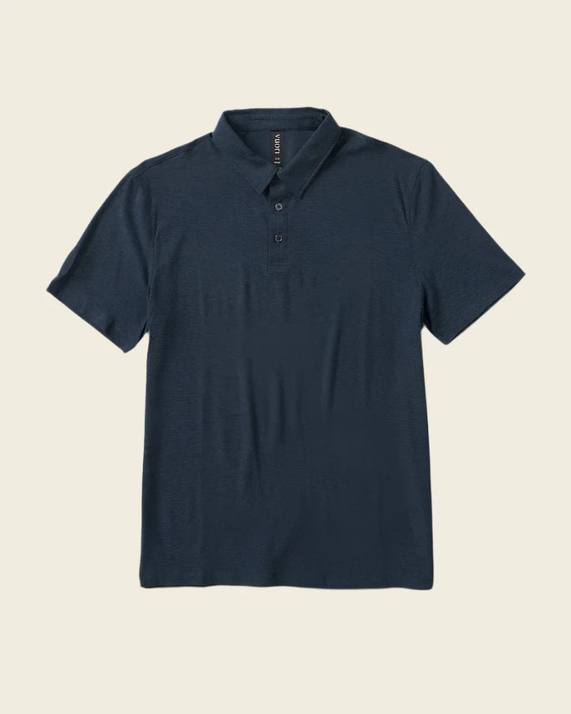 Vuori M's Strato Tech Polo | Navy Heather