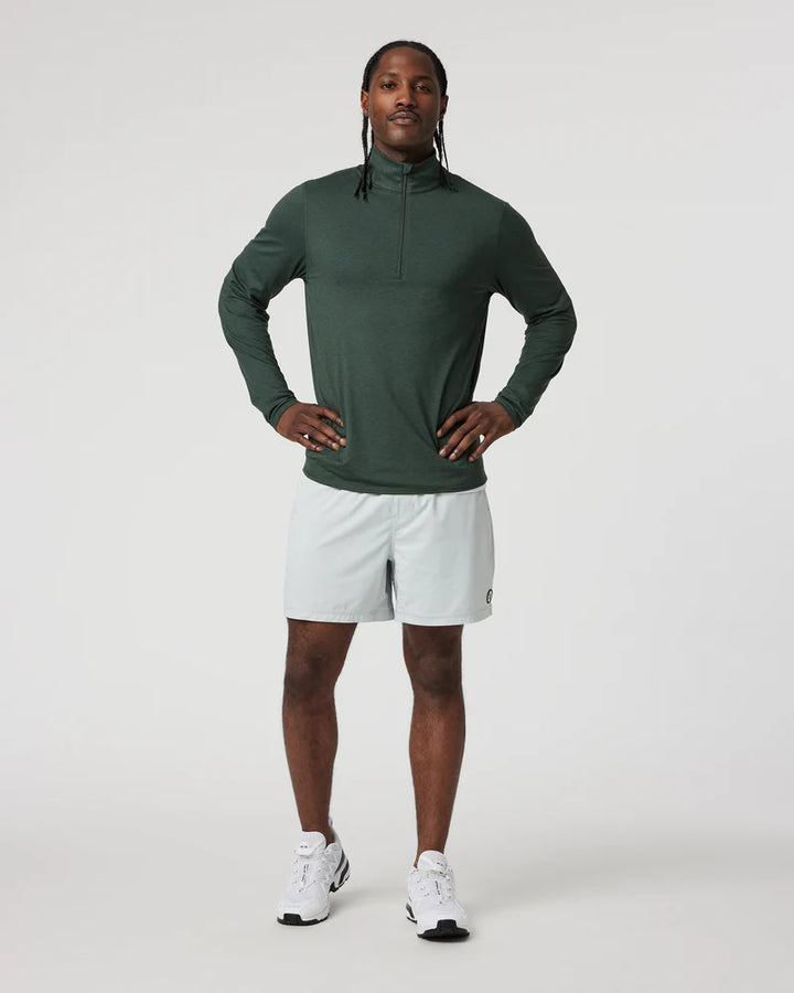 Vuori M's Ease Performance Half Zip 2.0 Aspen Heather