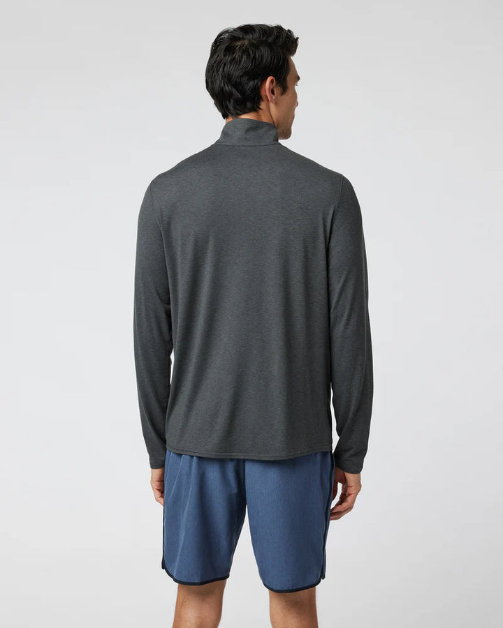 Vuori M's Ease Performance Half Zip | Charcoal Heather