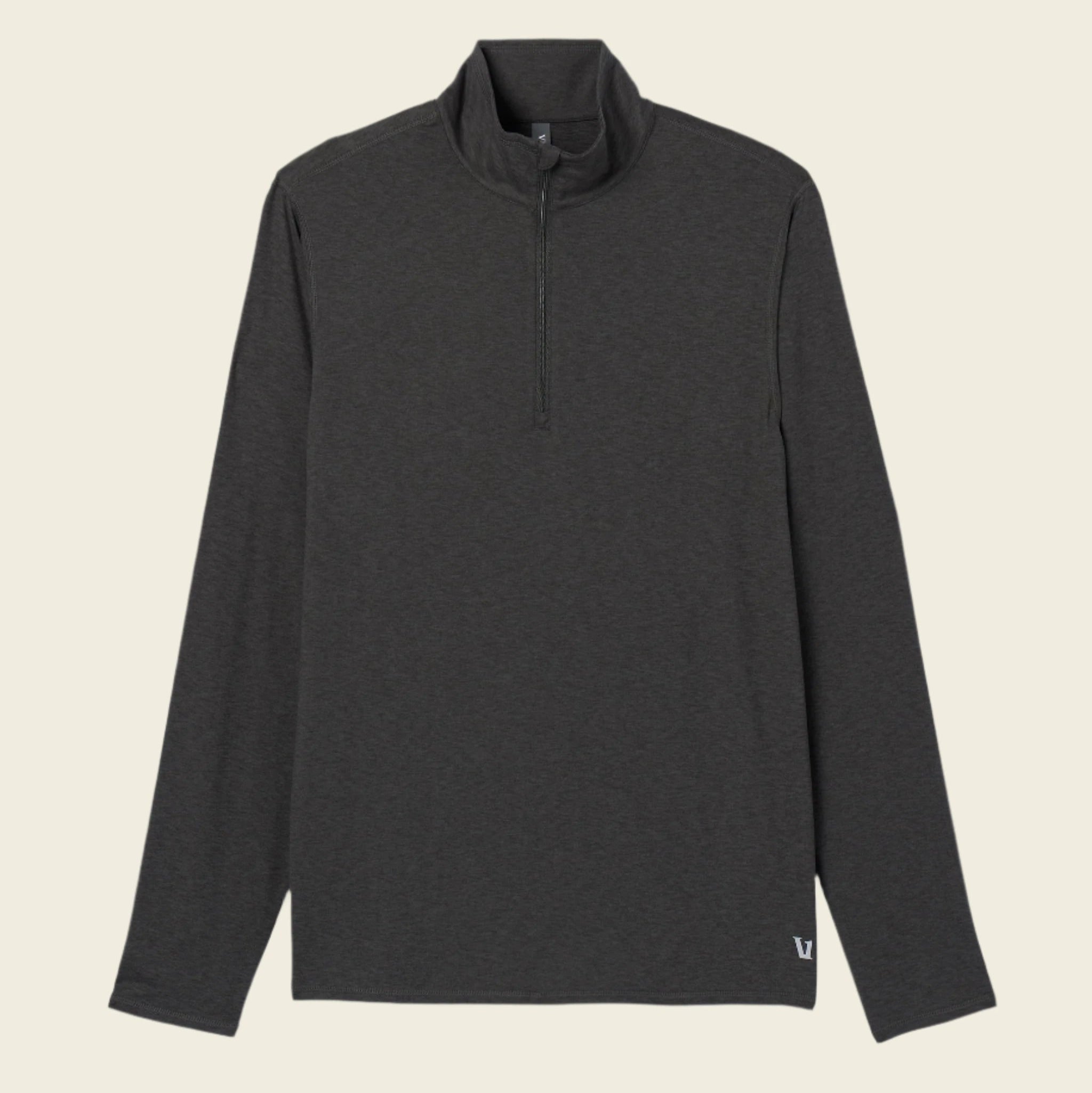 Vuori Men's Ease Performance Half Zip | Charcoal Heather