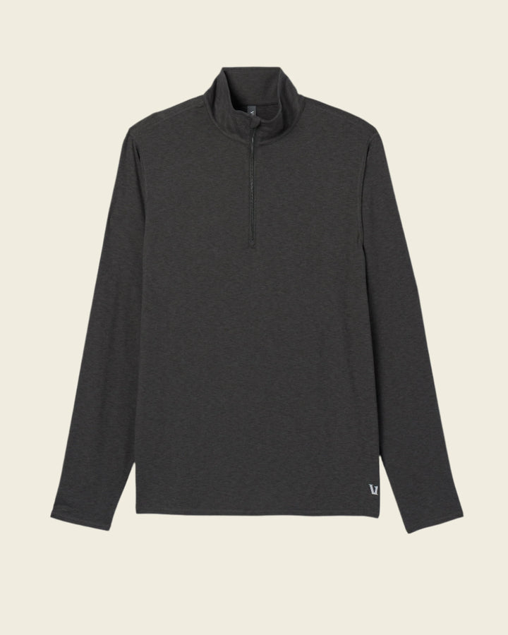 Vuori M's Ease Performance Half Zip | Charcoal Heather