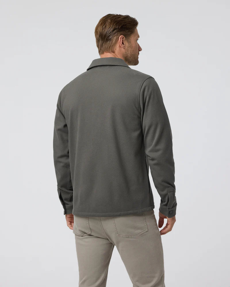 Vuori Beldon Shirt Jacket Knit Twill | Oregano