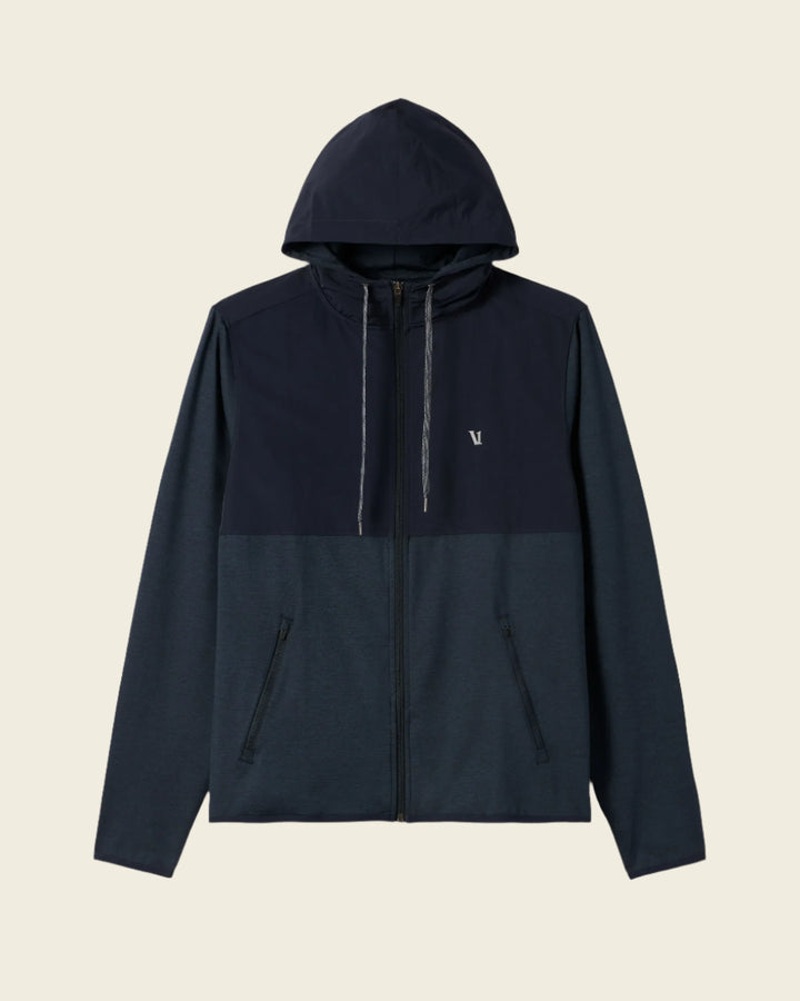 Vuori Sunday Element Jacket | Ink Heather Front