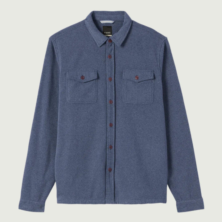 Vuori Men's Aspen Shirt Jacket | Azure Heather
