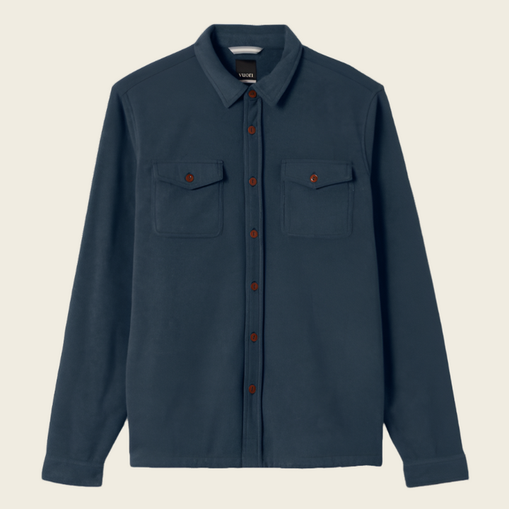 Vuori Aspen Shirt Jacket | Ocean Blue