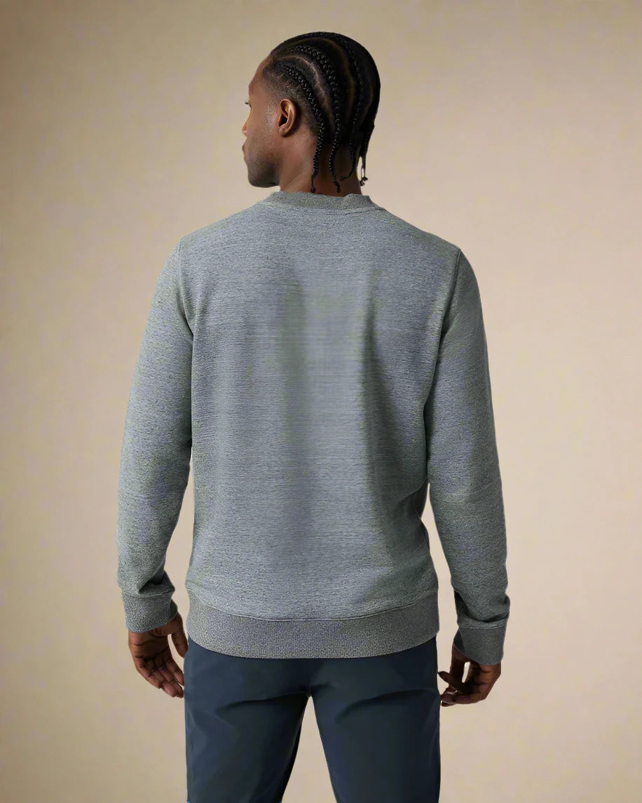 Vuori M's Cypress Crew | Heather Grey