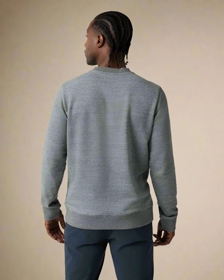 Vuori M's Cypress Crew | Heather Grey