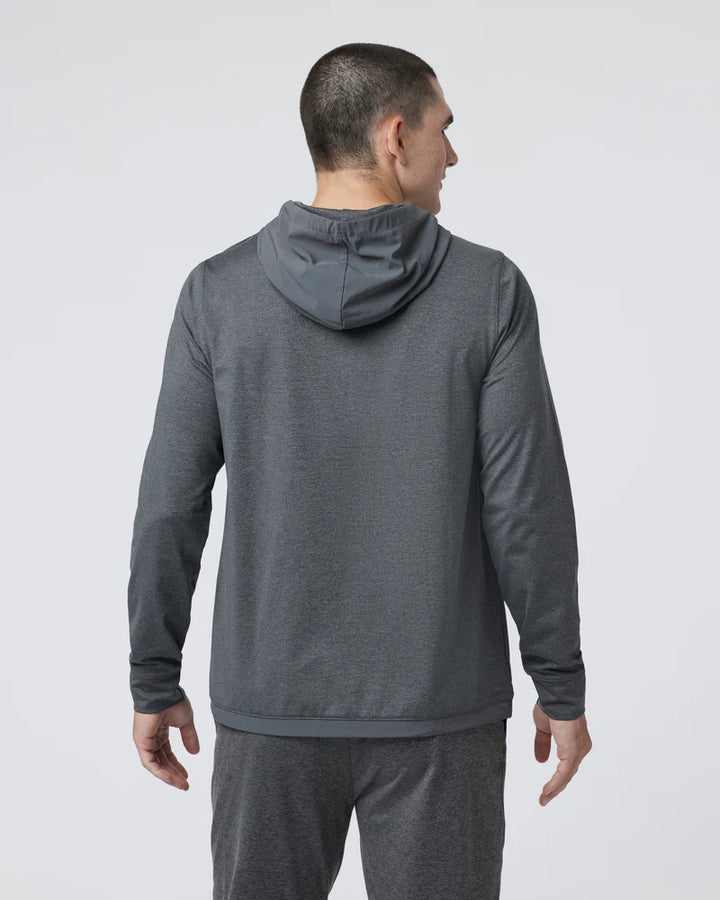 Vuori Men's Sunday Element Hoodie | Charcoal Heather 