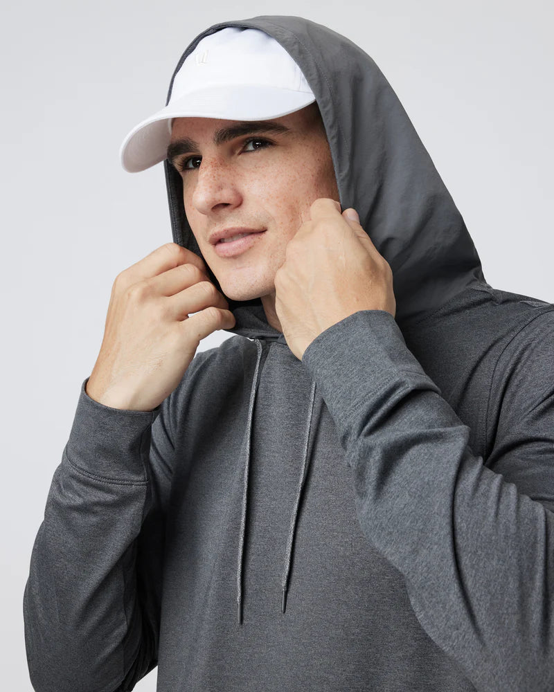 Vuori Men's Sunday Element Hoodie | Charcoal Heather 