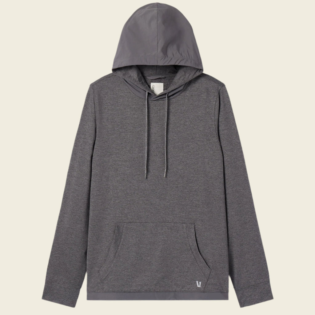 Vuori Men's Sunday Element Hoodie | Charcoal Heather 