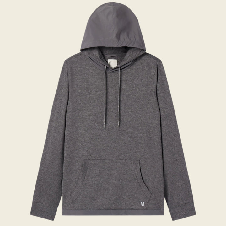 Vuori Men's Sunday Element Hoodie | Charcoal Heather 