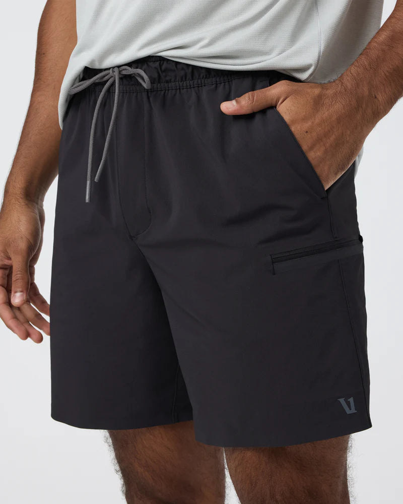 Vuori Men's Grafton Short Unlined Classic Fit 7" | Black