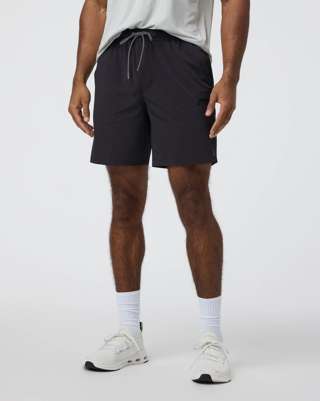 Vuori Men's Grafton Short Unlined Classic Fit 7" | Black