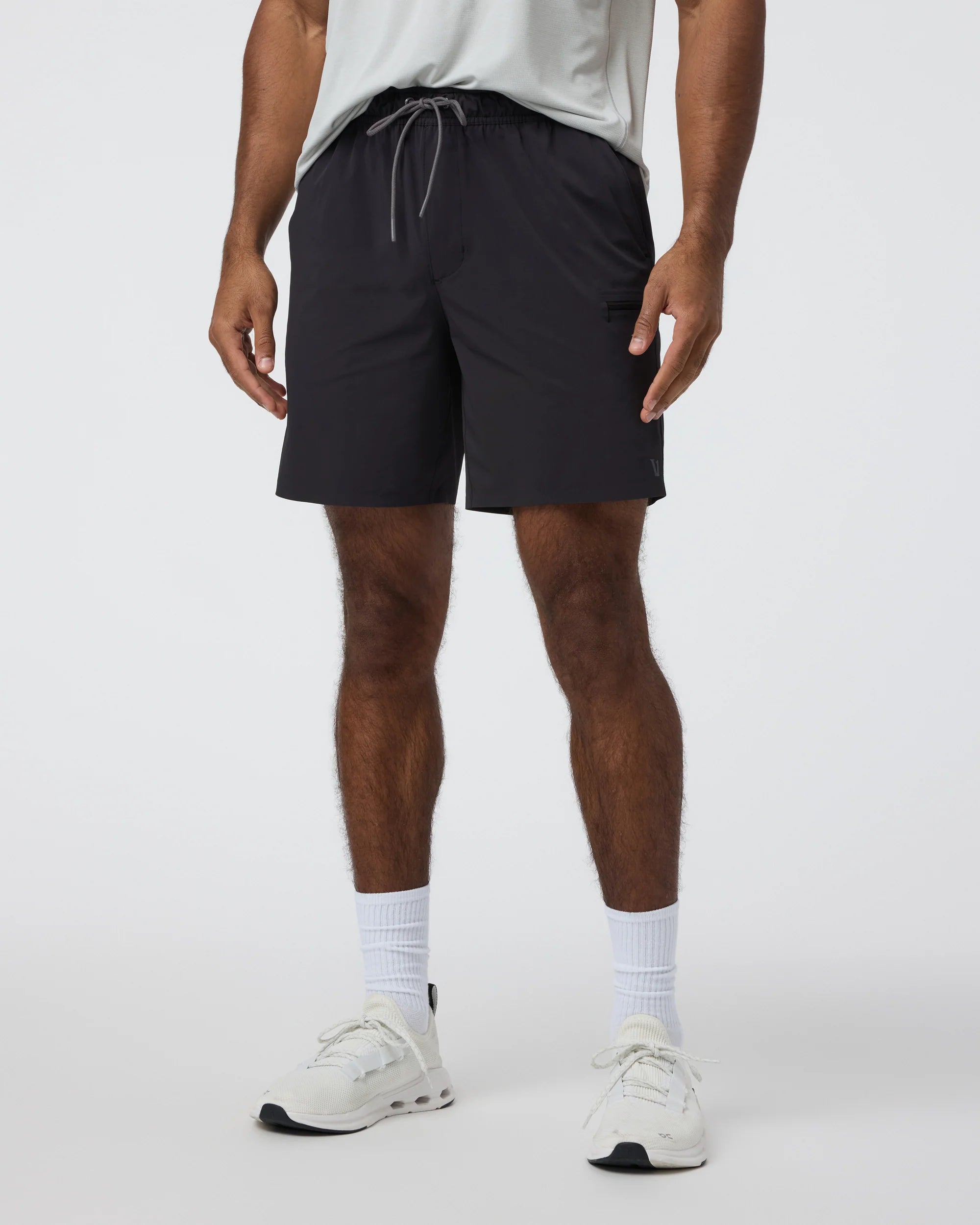 Vuori Men's Grafton Short Unlined Classic Fit 7" | Black