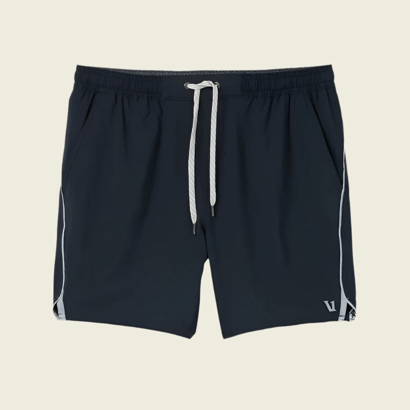 Vuori Trail Short 2.0 | Black/Heather Grey