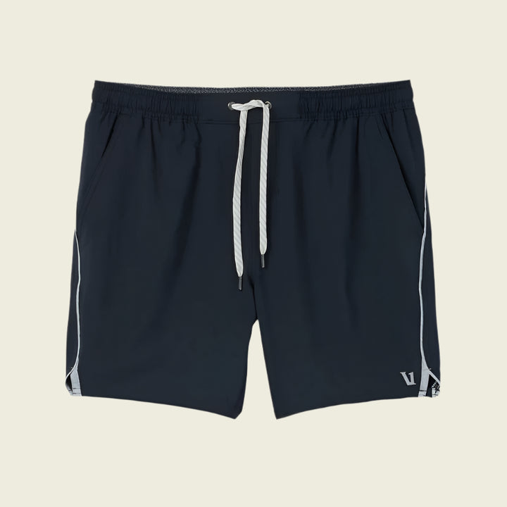 Vuori Trail Short 2.0 | Black/Heather Grey