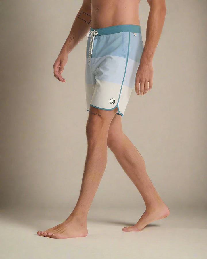 Vuori Men's Cruise Boardshort | Sagebrush Wave Stripe