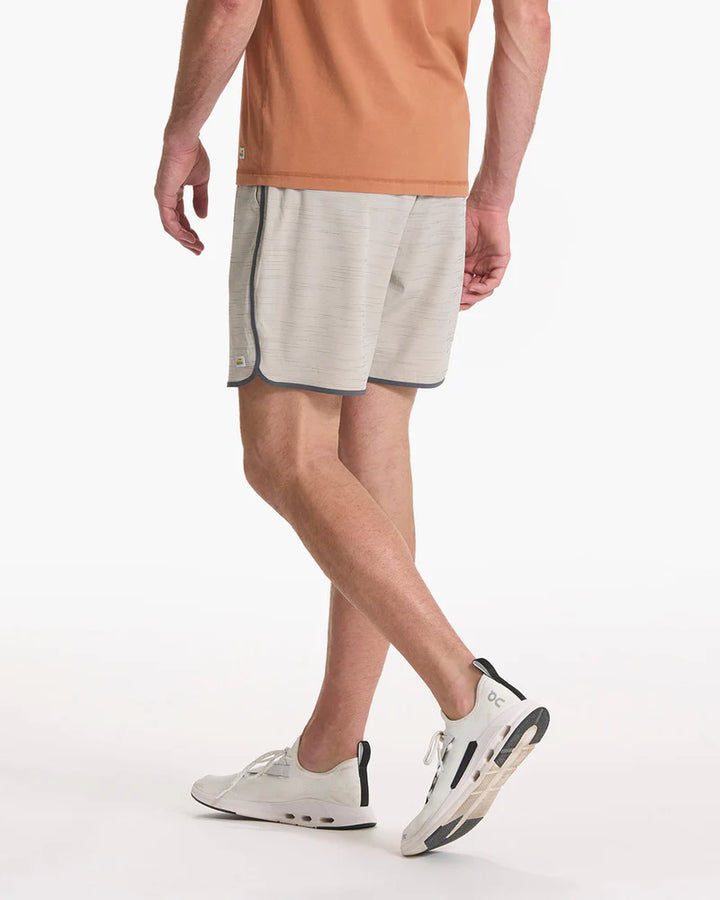 Vuori Men's Banks Short | Athletic Shorts for Men | Beachsand Slub Strip