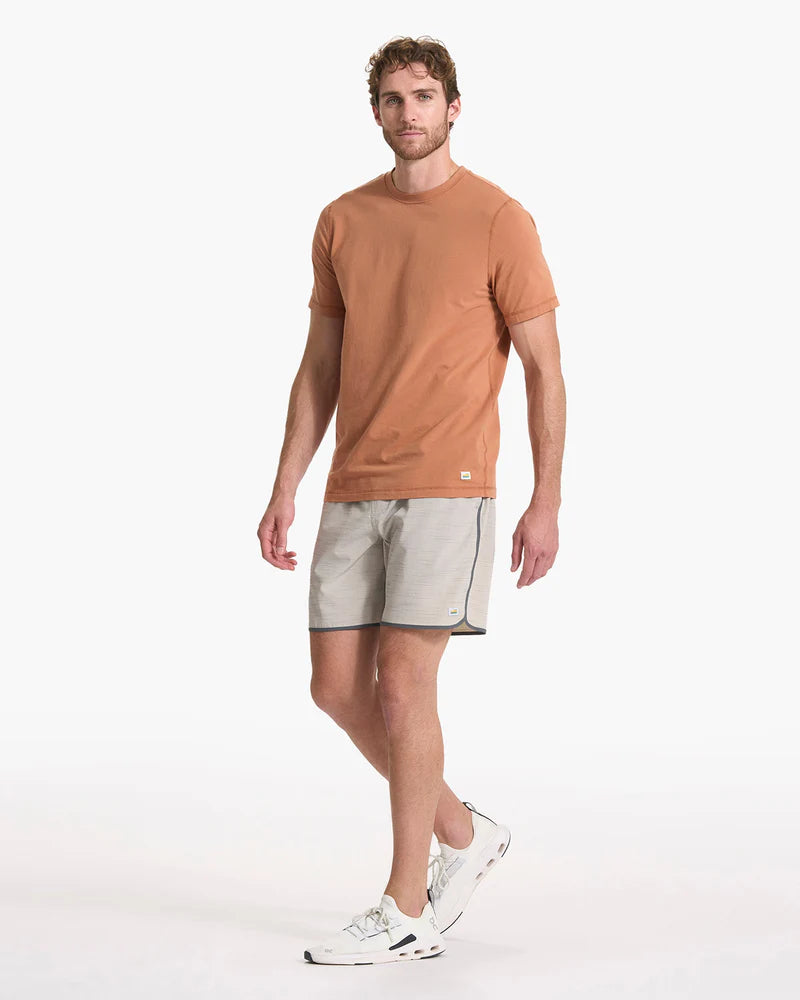 Vuori Men's Banks Short | Athletic Shorts for Men | Beachsand Slub Strip