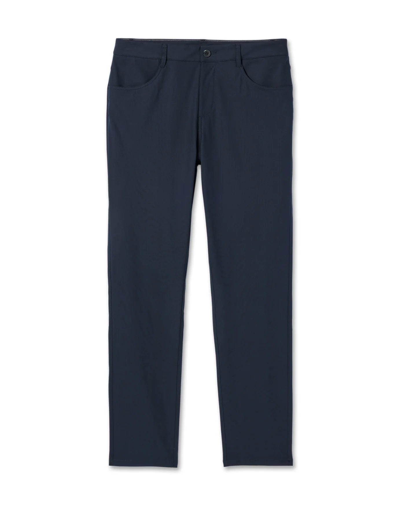 Navy blue pants on a white background