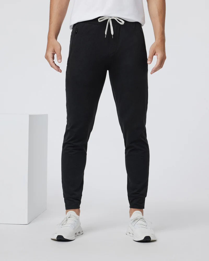 Vuori M's Ponto Performance Pant | Black Heather