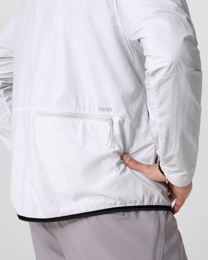 Vuori Men's Ronan Packable Jacket | Frost Grey