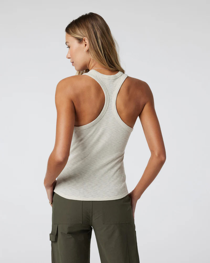 Vuori Women's Sunrise High Neck Tank Dune