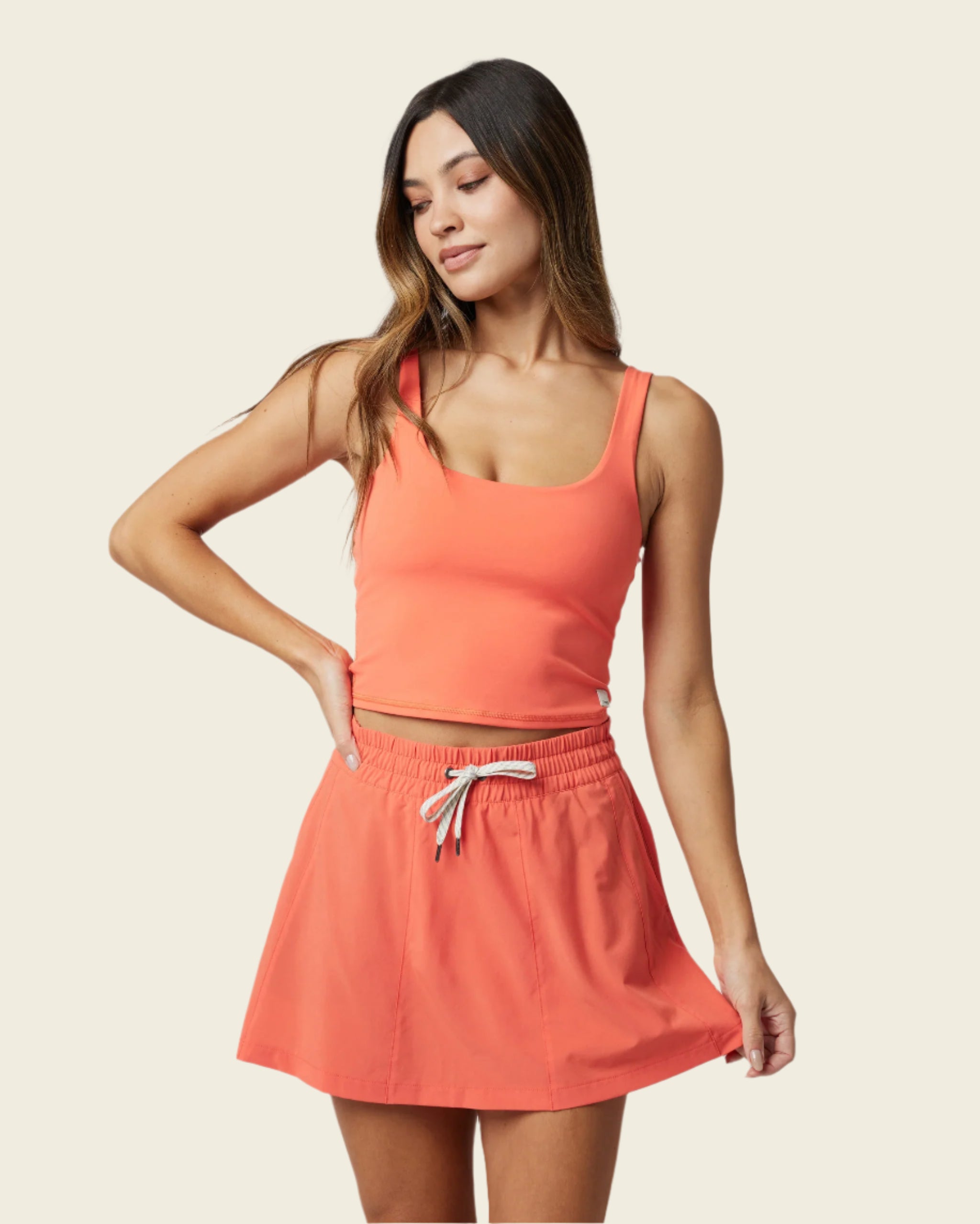 Vuori Women's Daily Crop | Pomelo