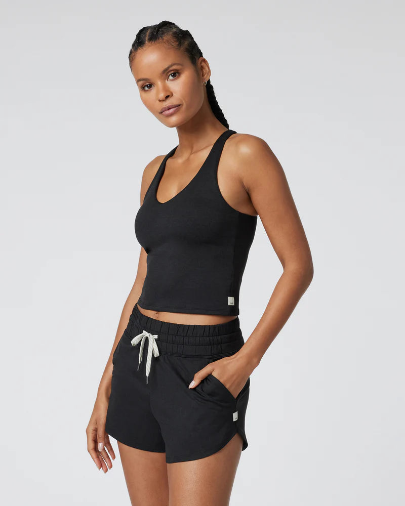 Vuori W's Halo Performance Crop 2.0 Black Heather