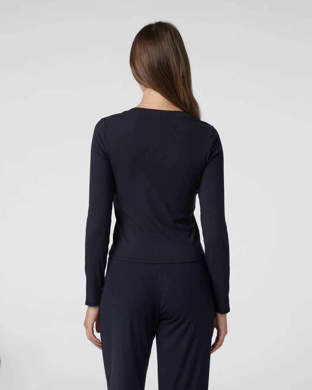 Vuori Long Sleeve Pose Cardigan | Black