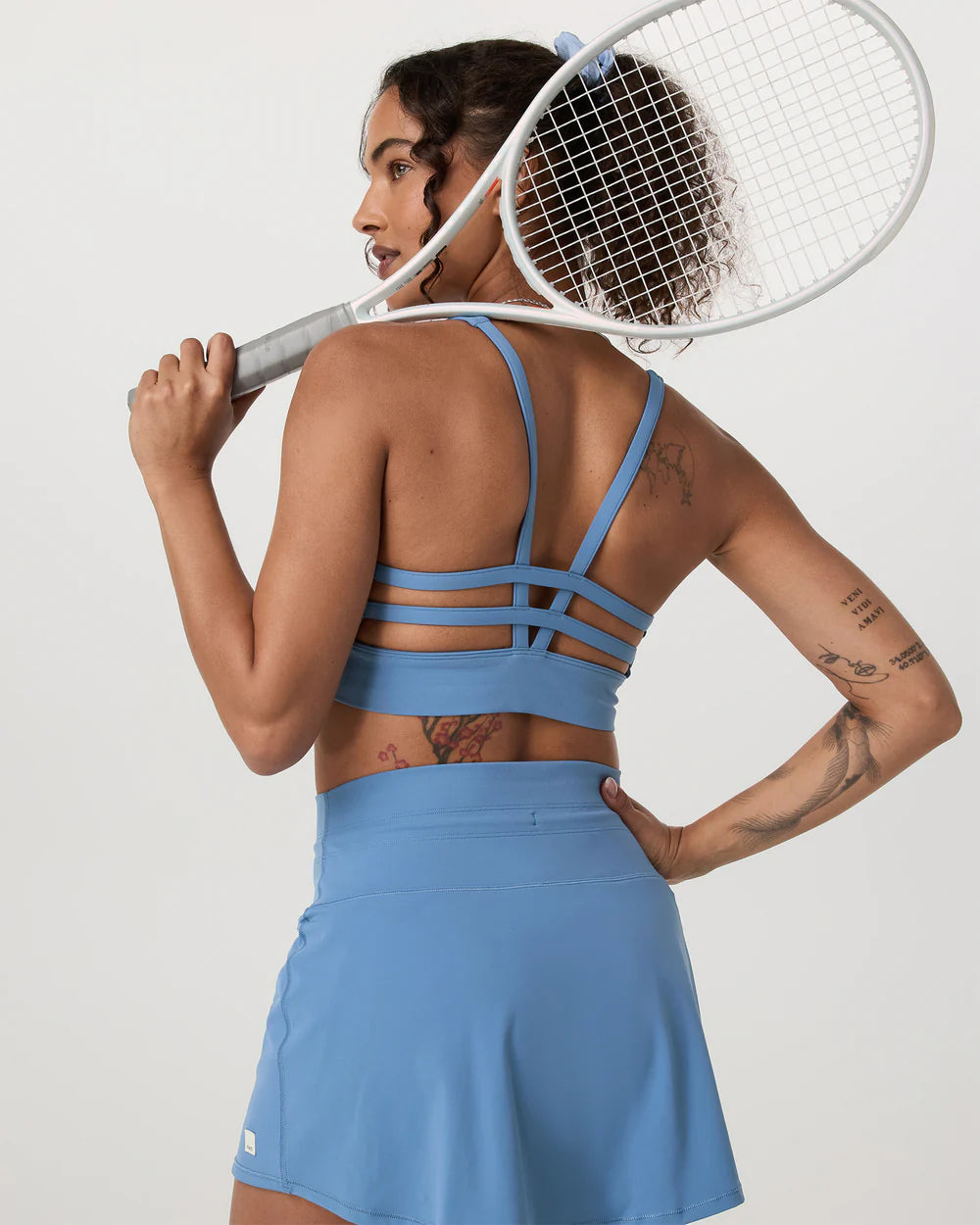 Vuori Yosemite Longline Bra | Light French Blue