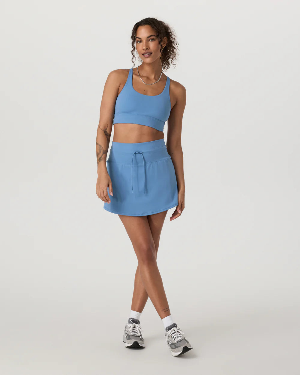 Vuori Yosemite Longline Bra | Light French Blue