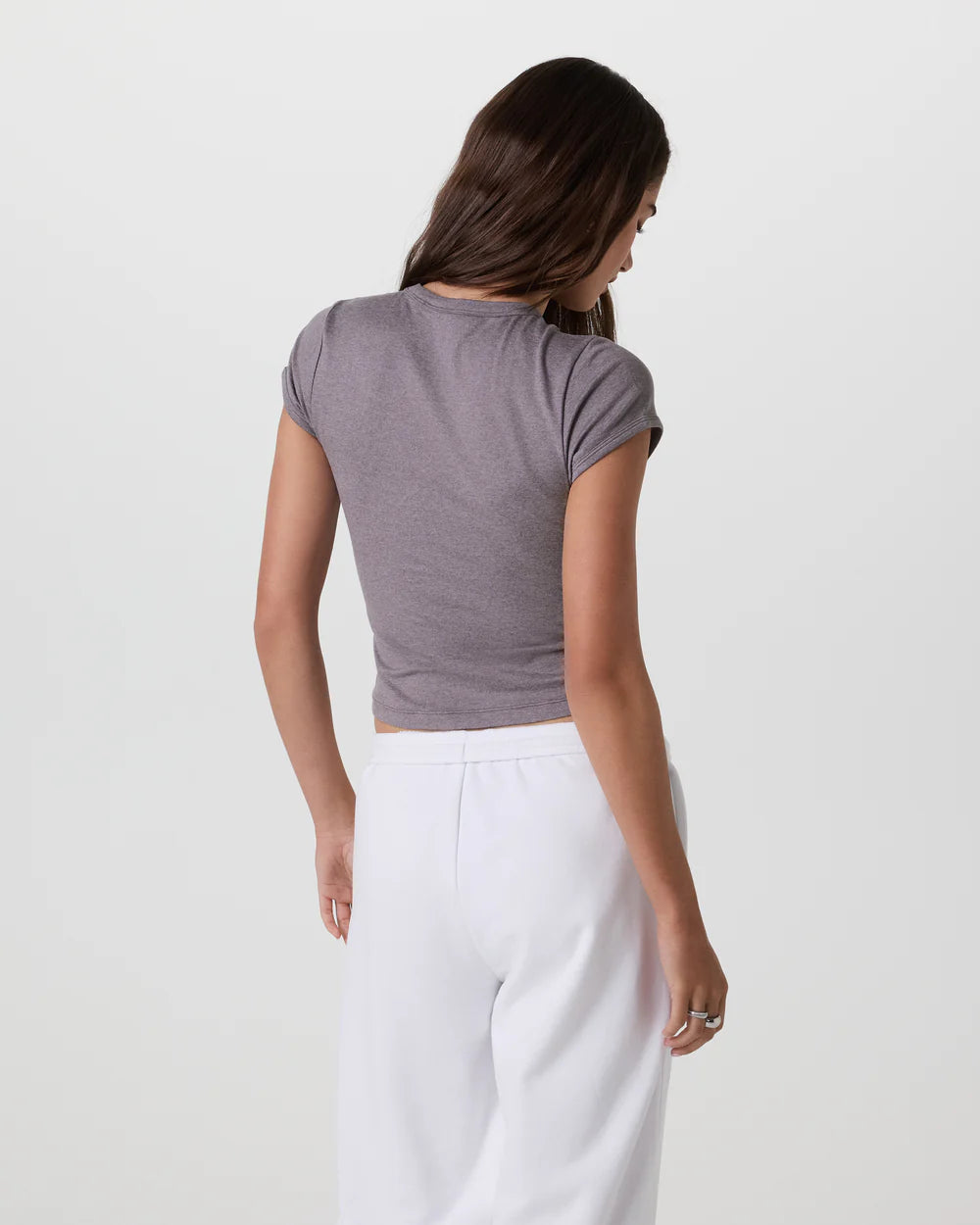Vuori Halo Baby Tee | Lunar Grey Heather
