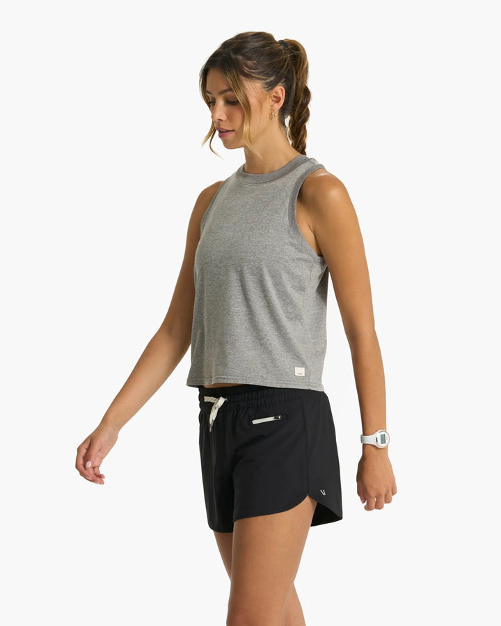 Vuori Women's Energy Top | Heather Grey