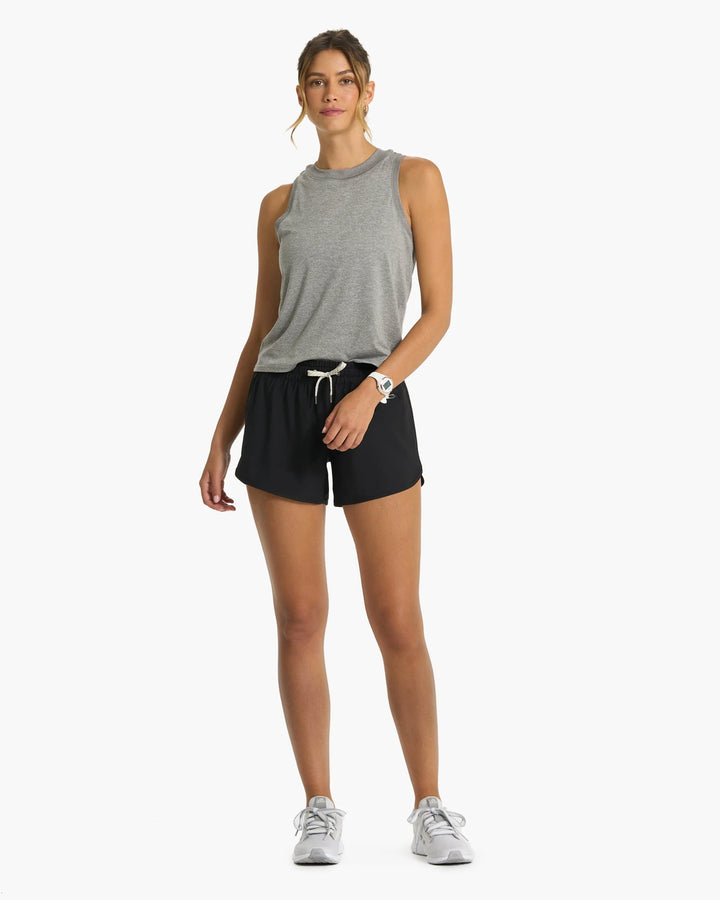 Vuori Women's Energy Top | Heather Grey