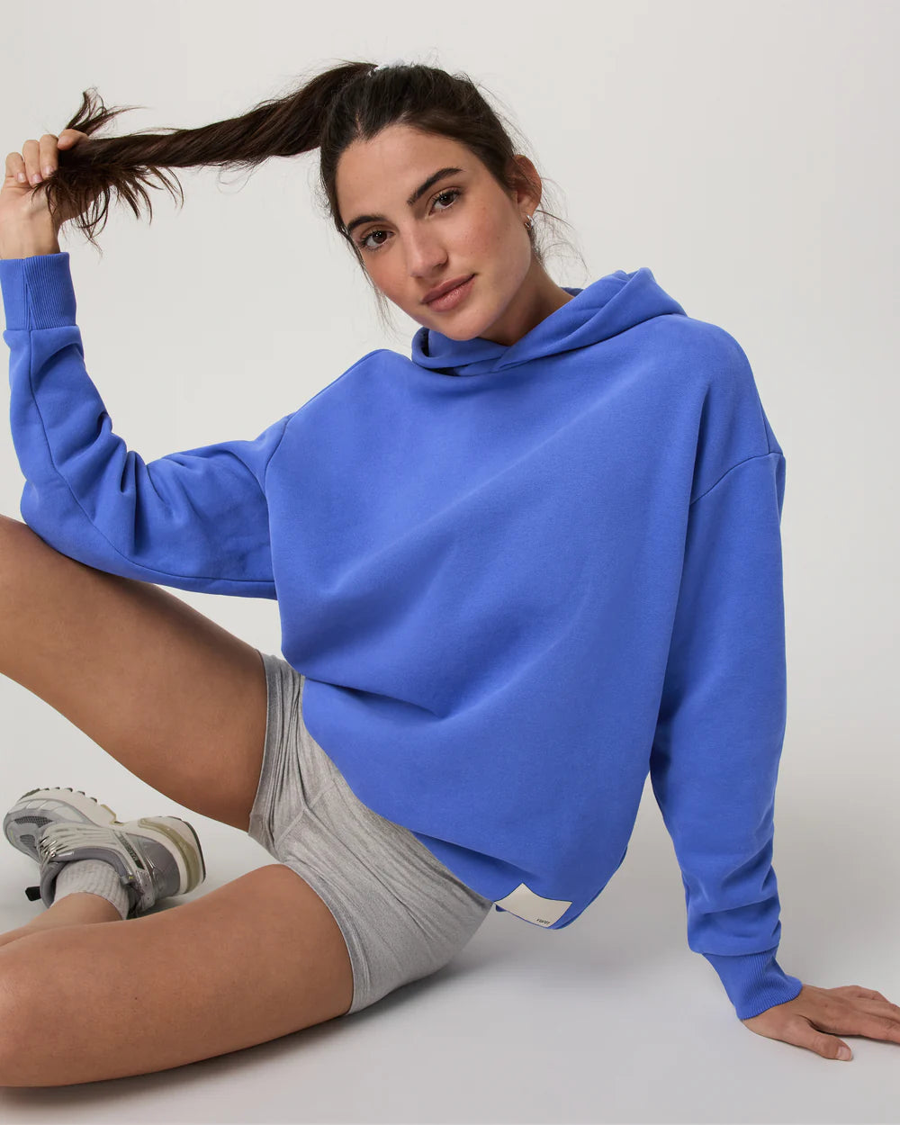 Vuori Restore Oversized Hoodie | Bright Iris