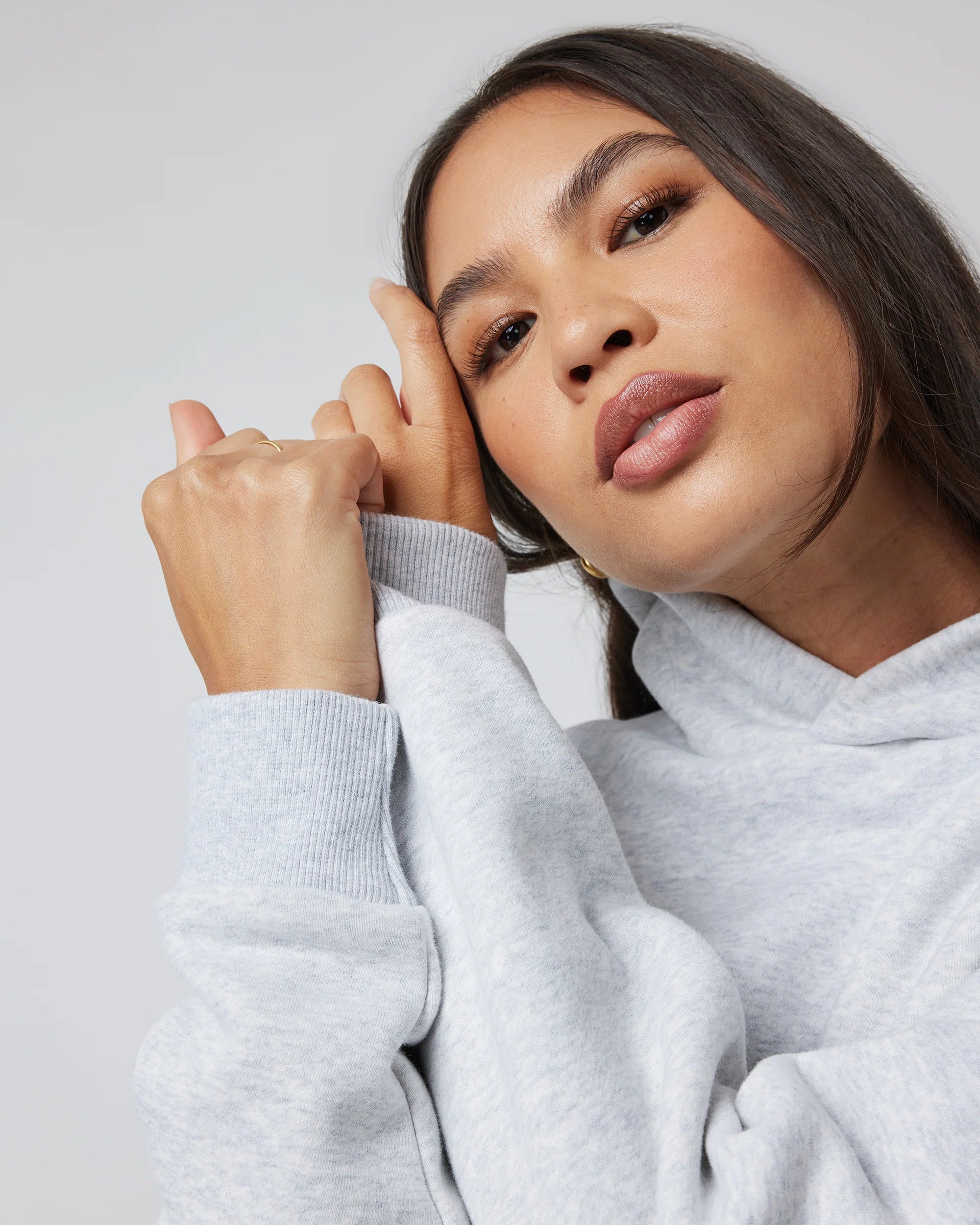 Vuori Restore Oversized Hoodie | Pale Gray