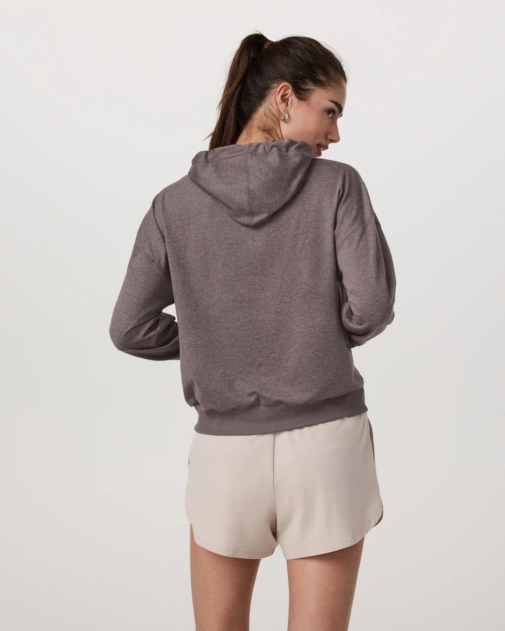 Vuori Halo Modern Pullover Hoodie | Huckleberry Heather