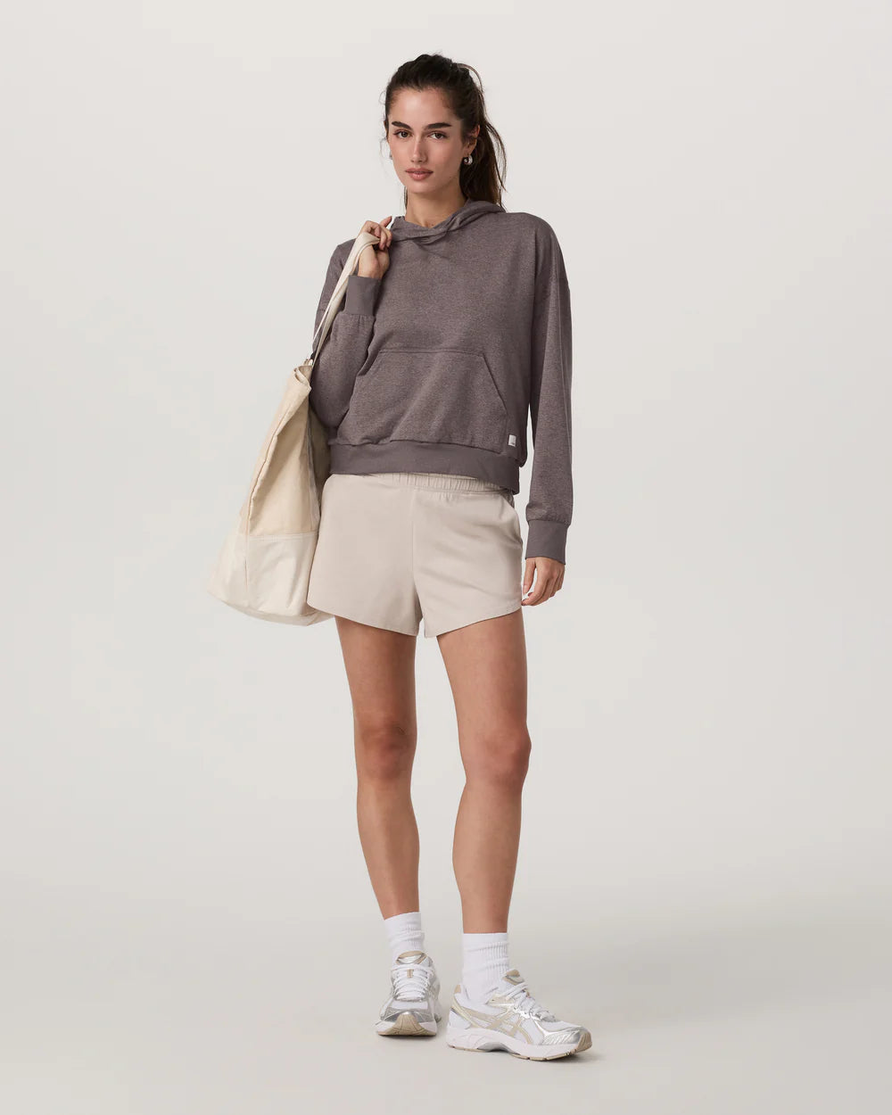 Vuori Halo Modern Pullover Hoodie | Huckleberry Heather