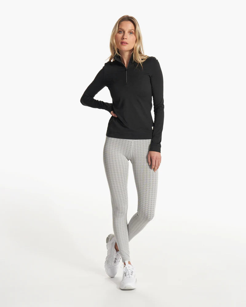 Vuori Halo Essential Half Zip Black Heather