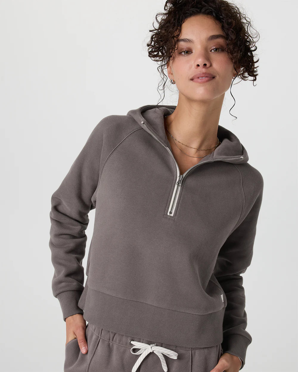 Vuori Restore Half Zip Hoodie | Chia
